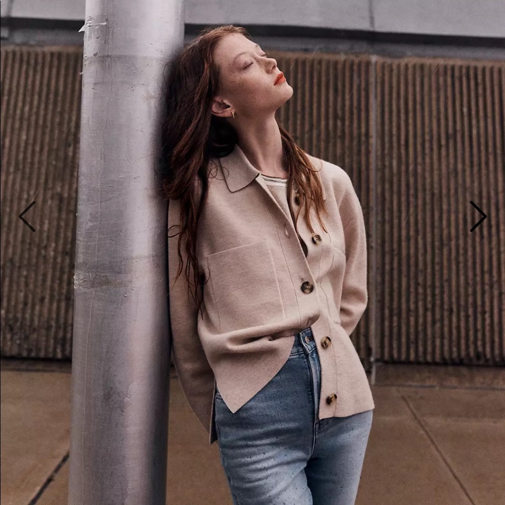 Madewell Chore Sweater Jacket Size Small